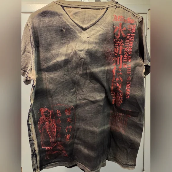 Affliction Heroes & Demons Graphic Tee By Horiyoshi III - Picture 2 of 3